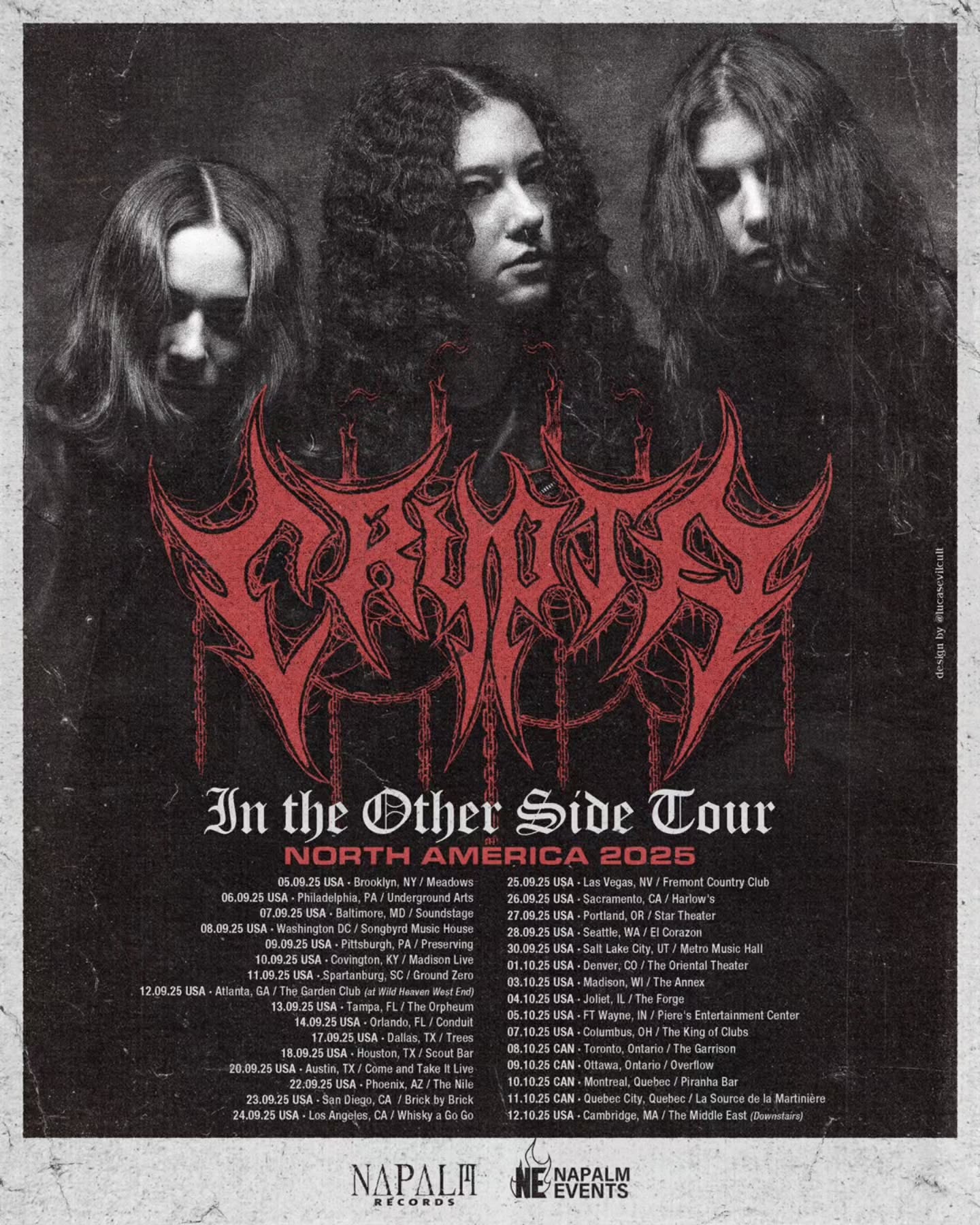 Crypta In the Other Side Tour Poster